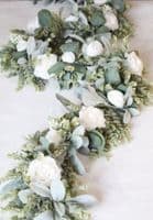 Alluria  White Ivory Artificial Bouquet